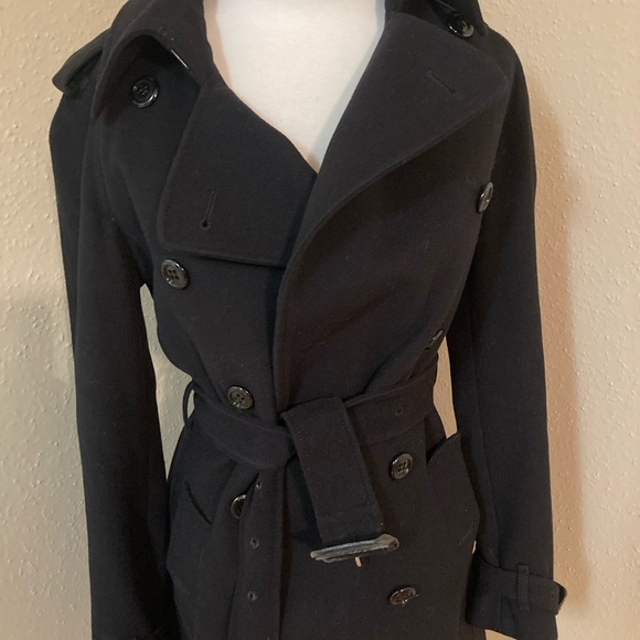 BURBERRY London Wool Trench Coat - Picture 5 of 6